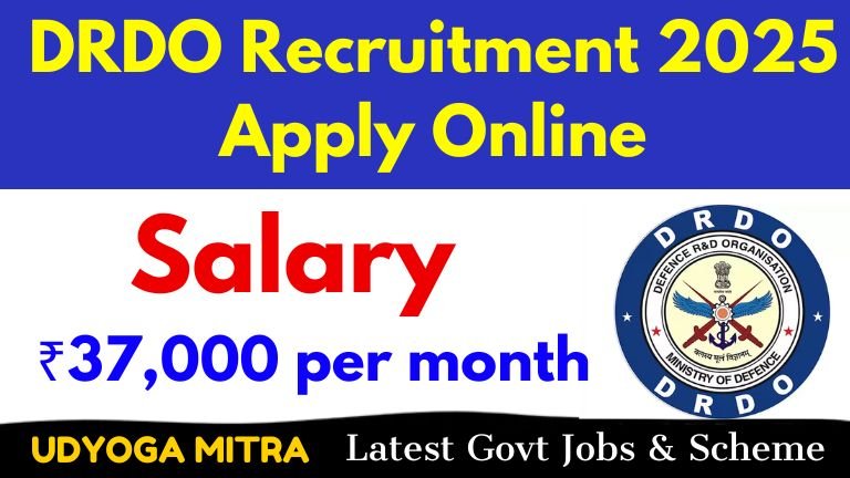 DRDO JRF Recruitment 2025